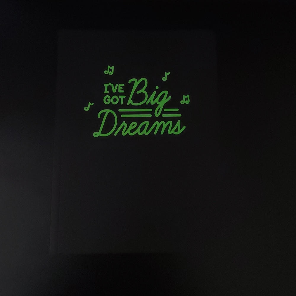 Big Dreams Black Notebook